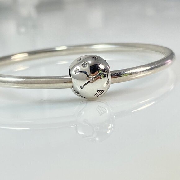 Sterling Silver Virgo Zodiac Constellation Charm - Picture 6 of 9